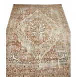 Teppich, besch., ca. 435 x 318 cm- - -22.69 % buyer's premium on the hammer price19.00 % VAT on