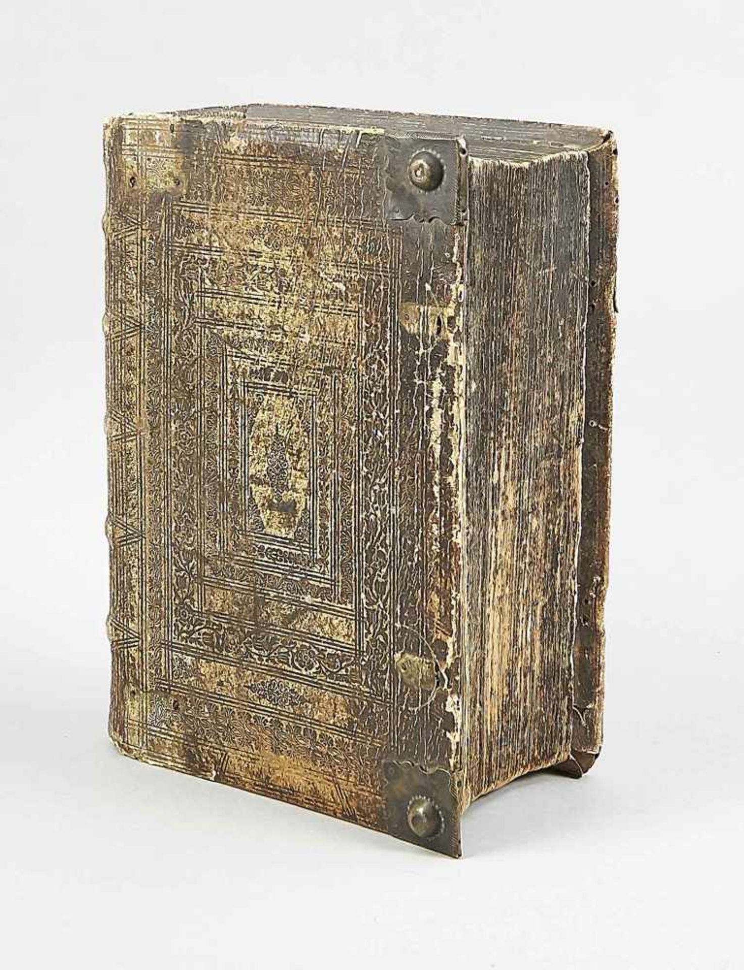 Bibel aus demm Jahr 1700, Nürnberg. Verlegt von Johann Andrea Endters & Söhne.Schweinsleder-
