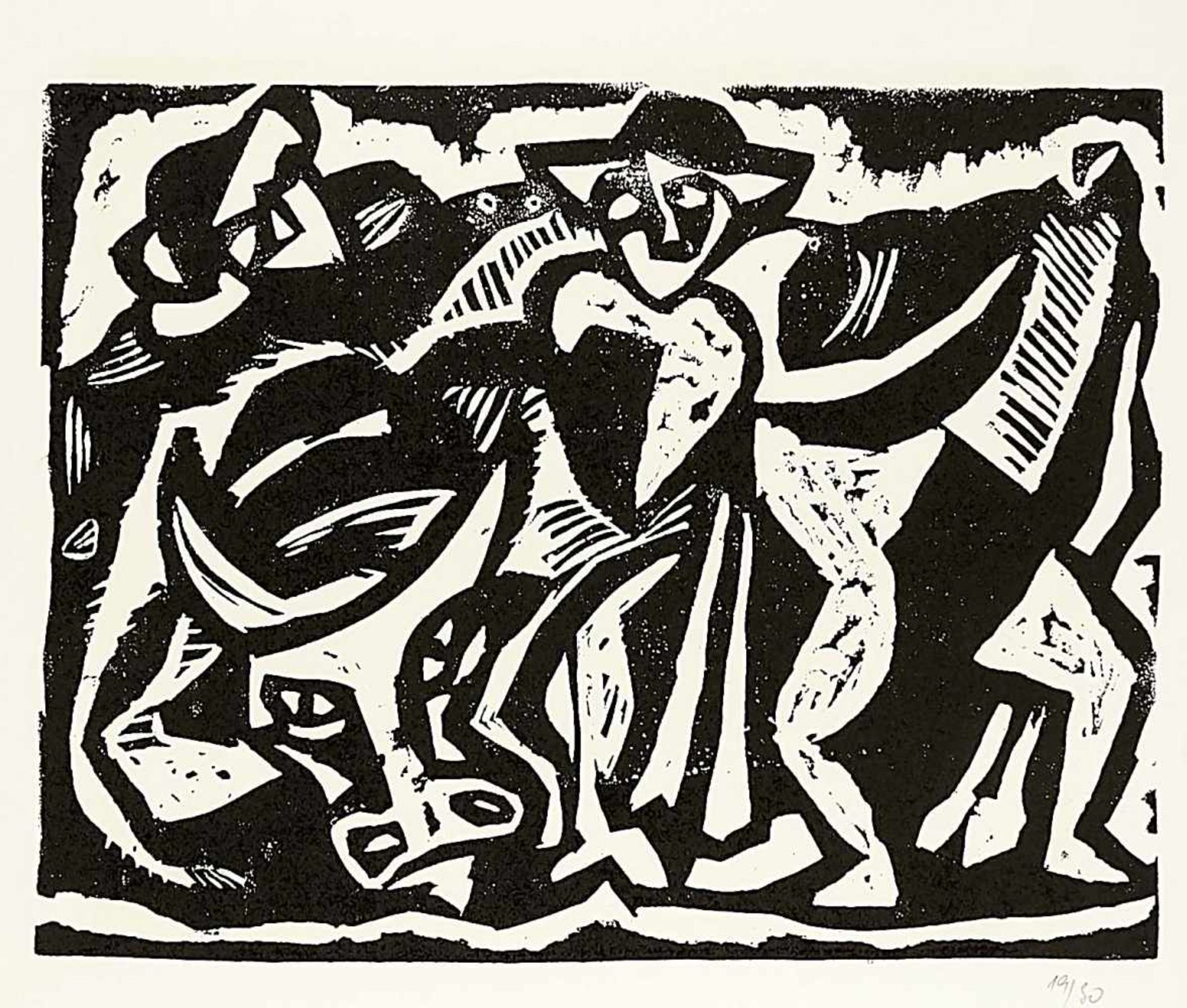 Kurt Weber (1893-1964), Austrian Expressionist, ''wood and linocuts 1, 1934-1941, - Bild 4 aus 7