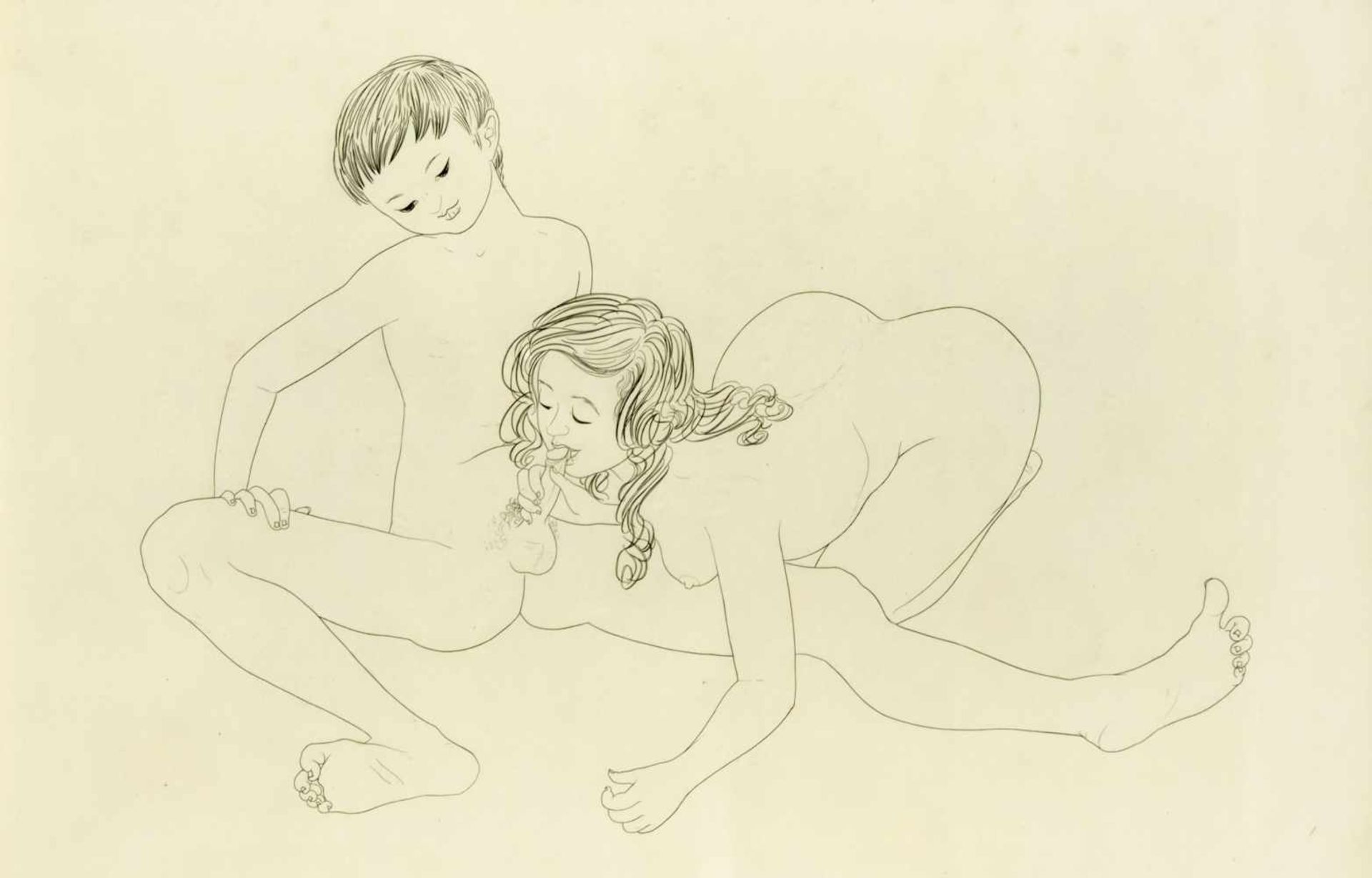 Mario Tauzin (1909-1979), ''Interdit aux Adultes'', circa 1950/60, series of 30 erotic - Bild 6 aus 7
