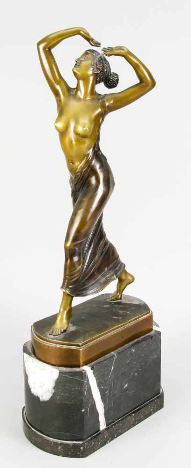 Anonymous, probably Viennese sculptor at the end of the 19th century, exotic nude dancer - Image 2 of 2