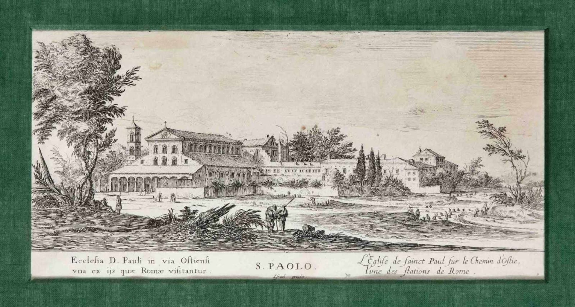 Israël Silvestre (1621-1691), series of 5 views of Rome, ''S. Croce in Gierusalem'', ''S.< - Bild 4 aus 5