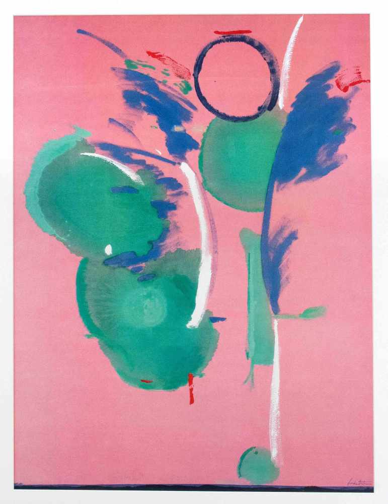 Helen Frankenthaler (1928-2011), American painter and graphic artist of abstract