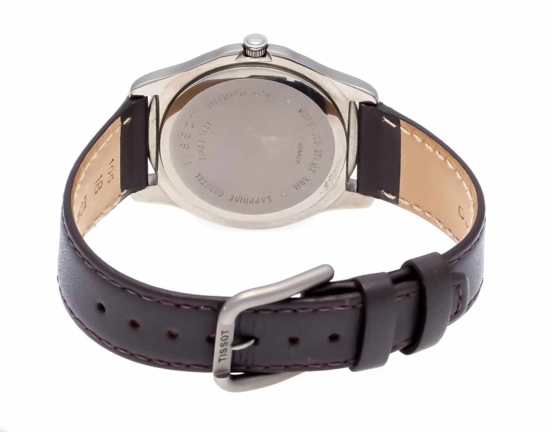 Men's quartz watch Tissot PR50 Titan Lbd. silver-colored Dial with chromed indexes, - Bild 2 aus 2