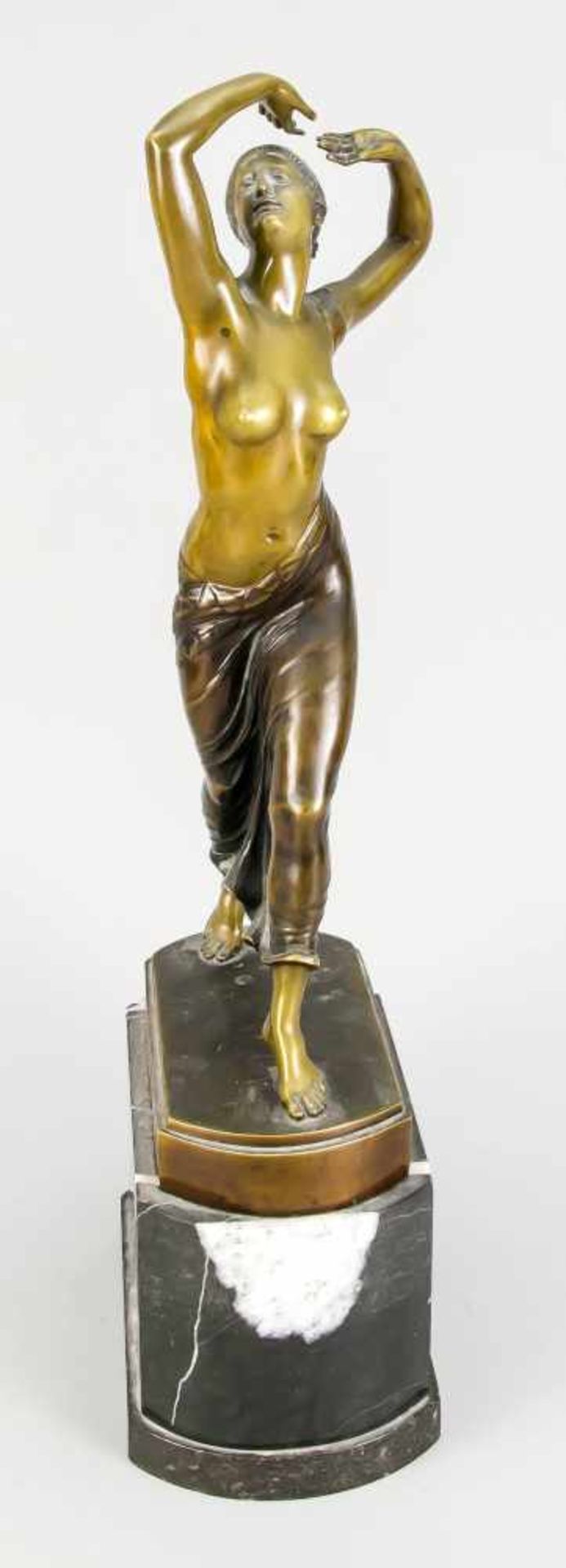 Anonymous, probably Viennese sculptor at the end of the 19th century, exotic nude dancer