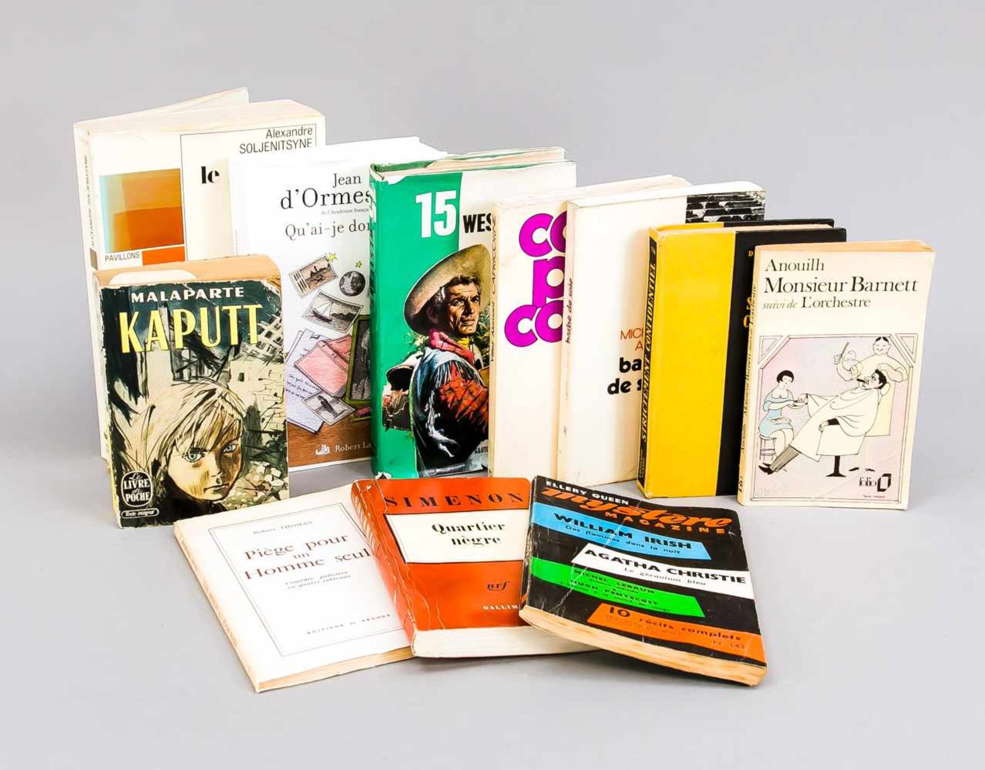 Winnetou / Pierre Brice, großes Konvolut von ca. 120 Büchern aus dem Nachlass desWinnetoudarstellers