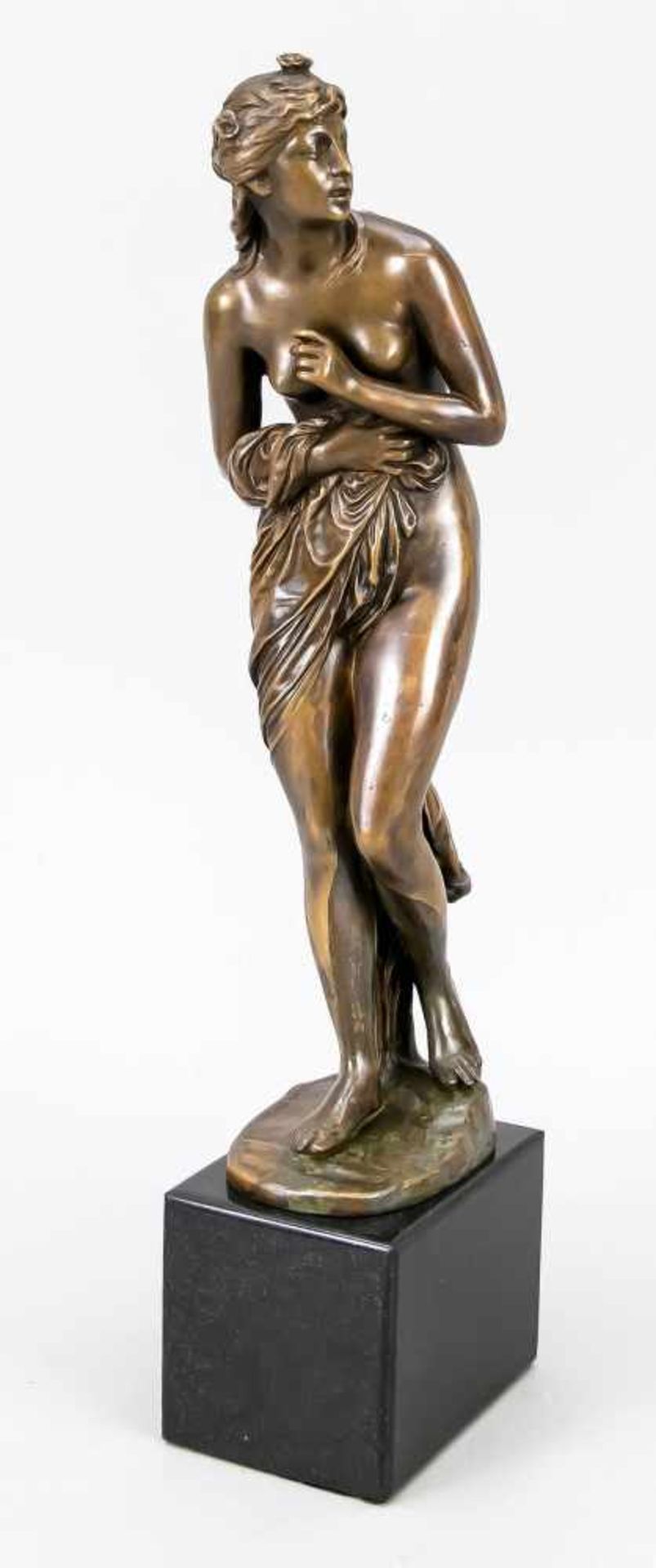 Alexander Calandrelli (1834-1903), banding nymph or ''Venus Pudica'', the goddess of loveshamelessly