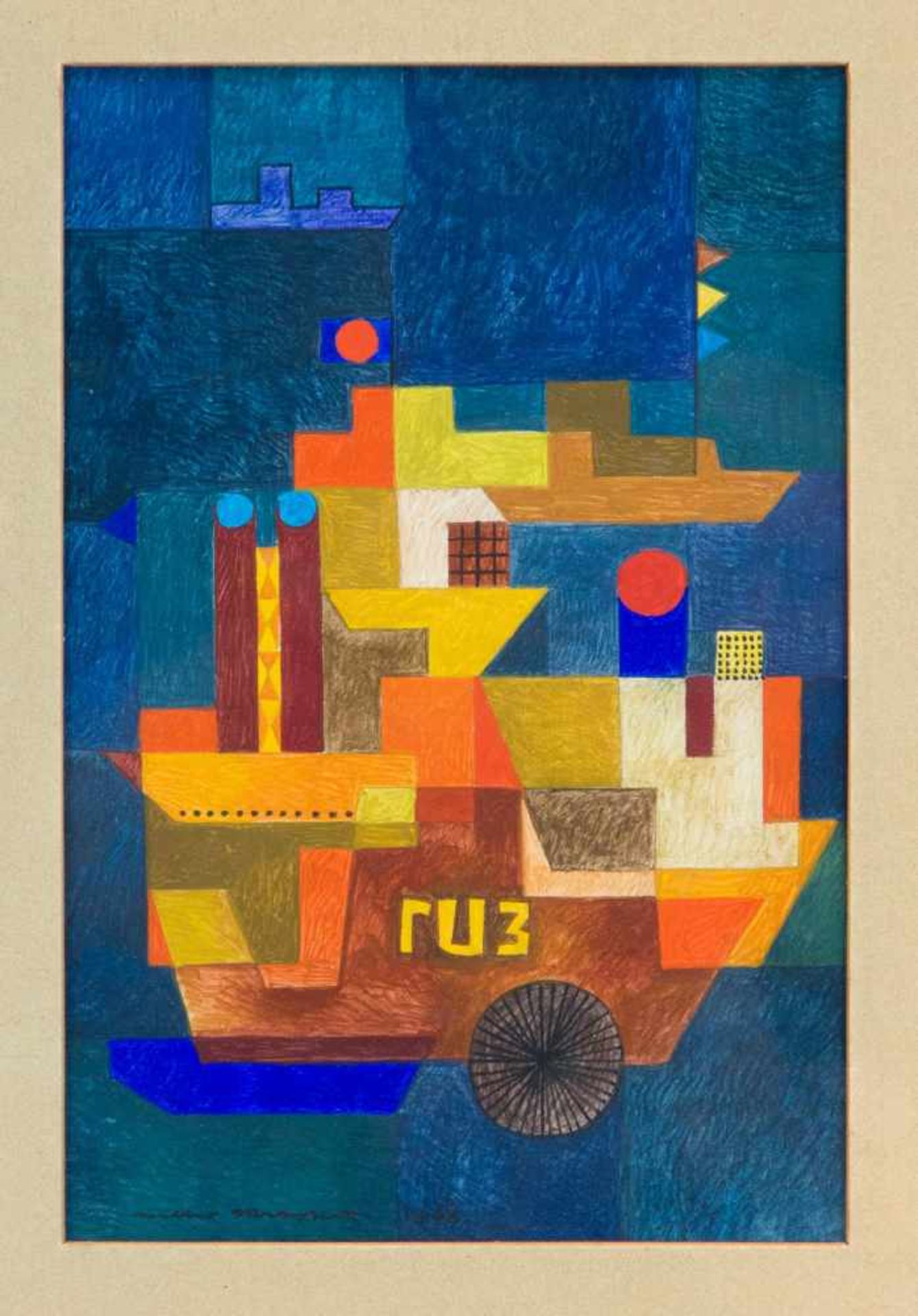 Walter Matysiak (1915-1985), German artist, active among others in Constance, two works,an - Bild 2 aus 2