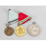 2 Orden, Bulgarien 1. WK, für Verdienste, Ferdinand I Zar von Bulgarien, Medaille Ro deoet Patria