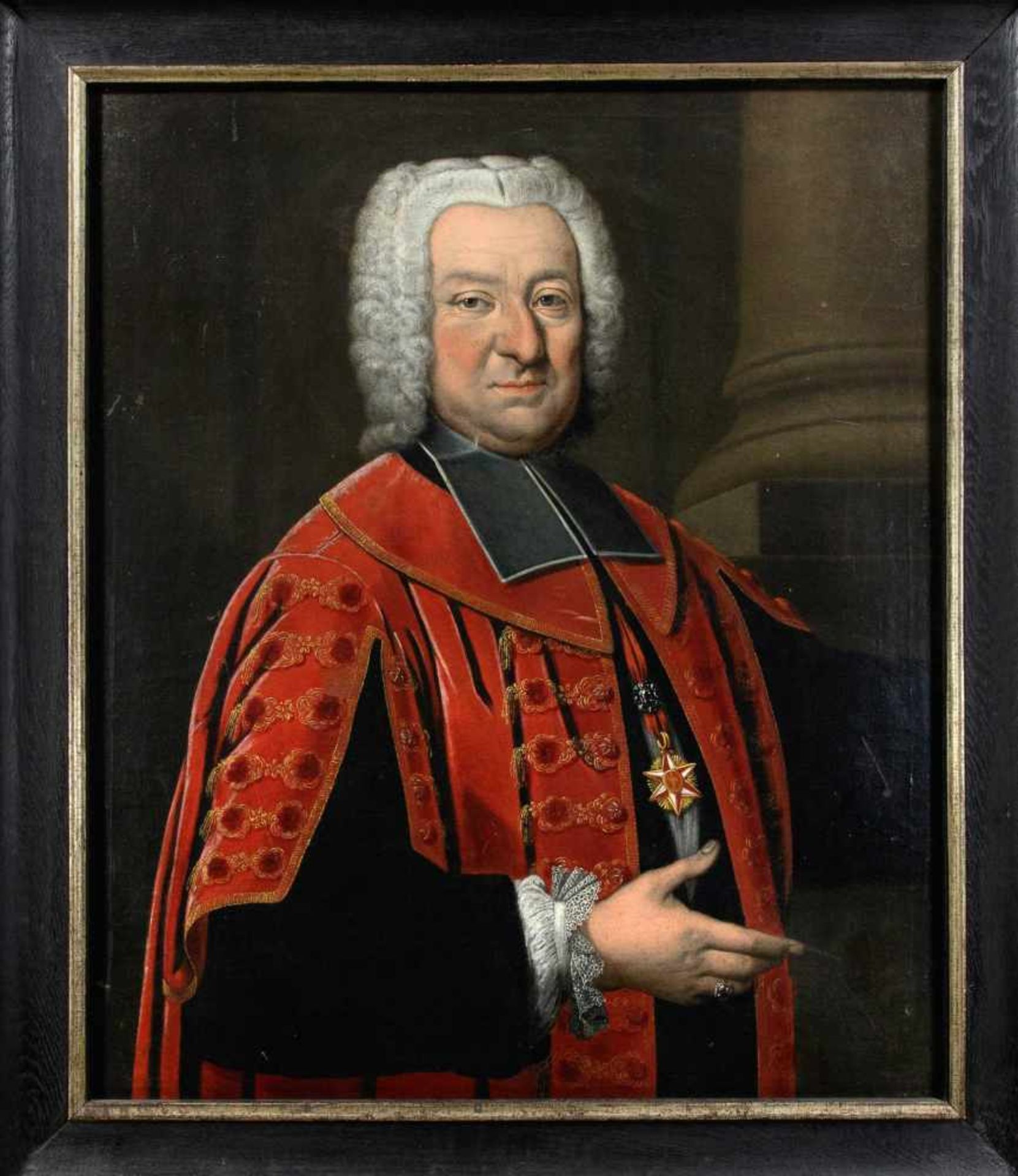 Bildnismaler des Barock um 1700, repräsentatives Portrait eines katholischen Geistlichenmit