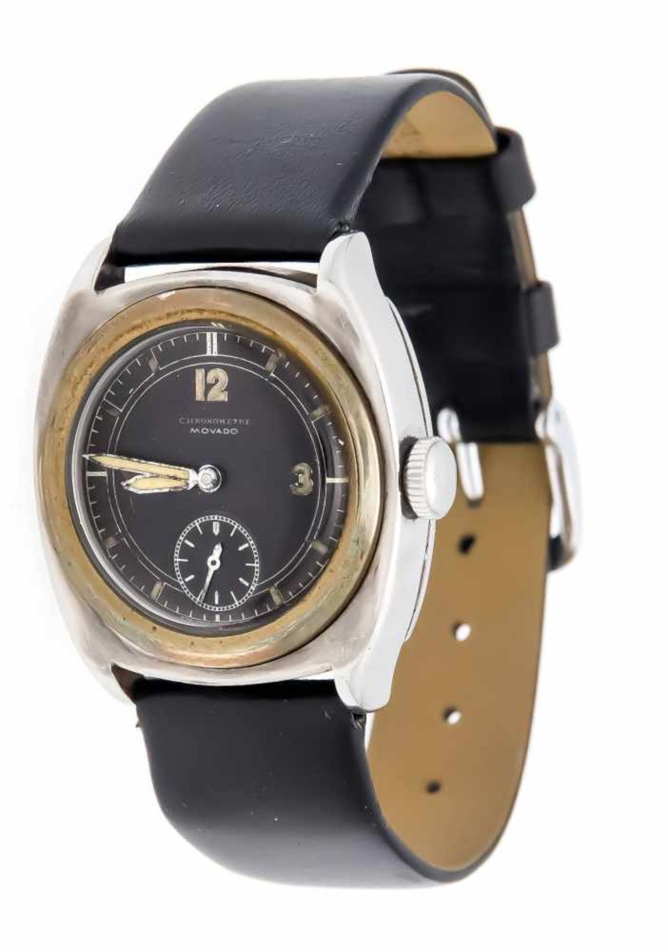 Movado Chronometer Herrenuhr, Ref. 11652, wohl aus den 30 iger Jahren, Handaufzug, Kal.150MN,