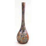 Große Vase, Frankreich, um 1920/30, J. Prom, runder Stand, Korpus in Tropfenform,schlanker Hals,