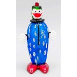 Stehender Clown, Italien, 20. Jh., Murano, farbiges Glas, tlw. mit eingeschlossenen,polychromen