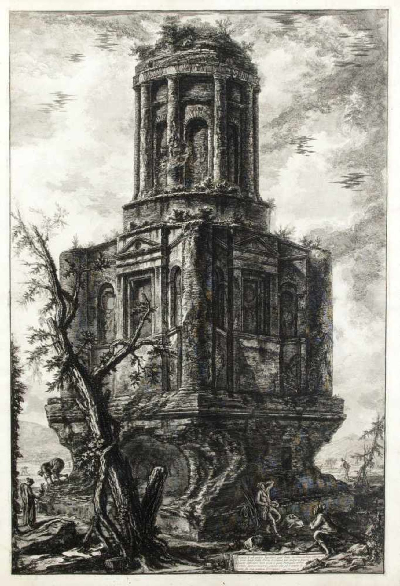 Giovanni Battista Piranesi (1720-1778), "Avanzi di un antico Sepolcro Avanzi di un anticoSepolcro