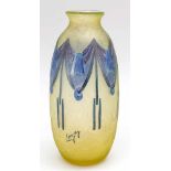 Vase, Frankreich, Anf. 20. Jh., Legras & Cie, Verreries de St. Denis et de Pantin Réunies,ovale