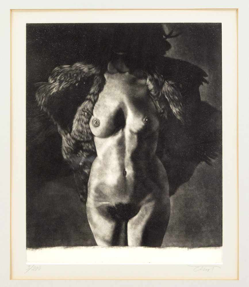Erotik - zwei große Radierungen versch. Künstler 2. H. 20.Jh. mit erotischen Szenen.
