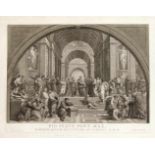 Giovanni Volpato (1733-1803) nach Raffael, "Die Schule von Athen", Raffaels berühmtesFresko aus