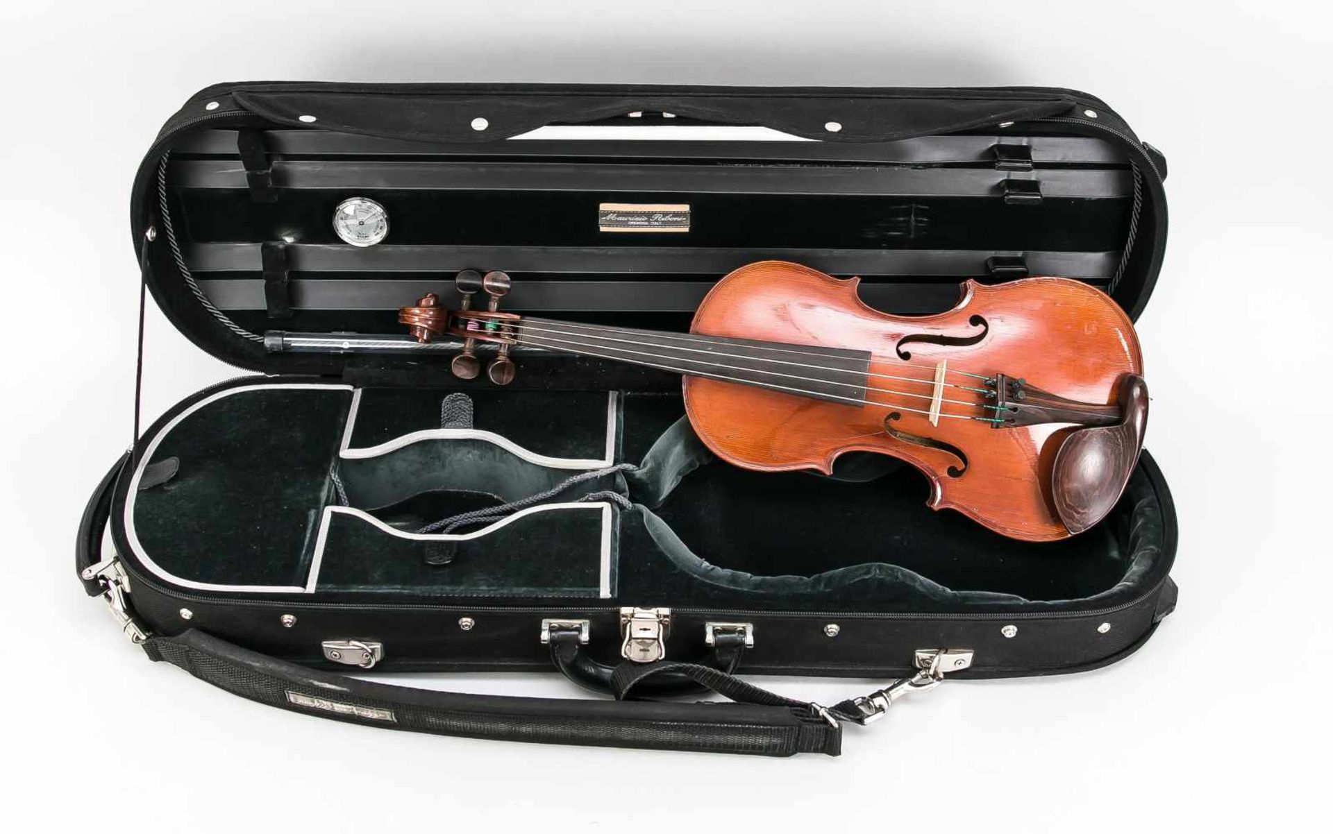 Violine, Frankreich, um 1935, Manufaktur Mirecourt, Etikett Jacques LeClerc. Holzkorpusmit