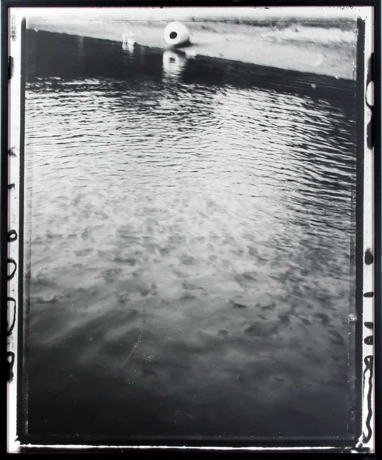 Maix Mayer (*1960), zeitgenössischer Fotokünstler, "Wasser 1", Schwarz-weiß-Photographie,Foto :