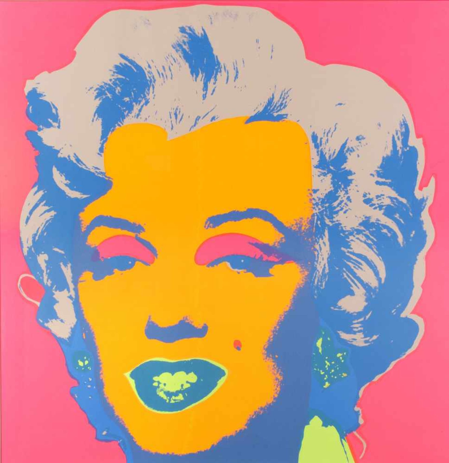 Andy Warhol (1928-1987), Marylin, Farbserigraphie auf leichtem Karton, verso mit denStempeln '