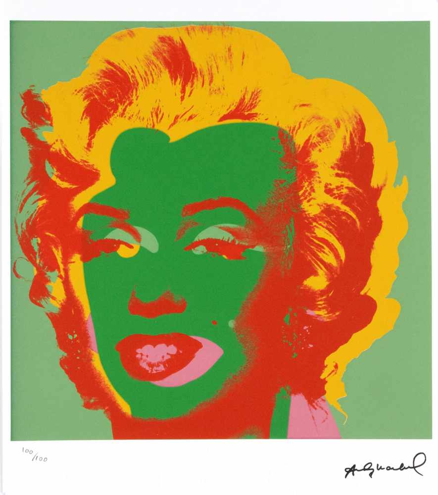 Andy Warhol (1928-1987), nach, "Marylin", Gicleedruck auf Arches Bütten mit demTrockenstempel "