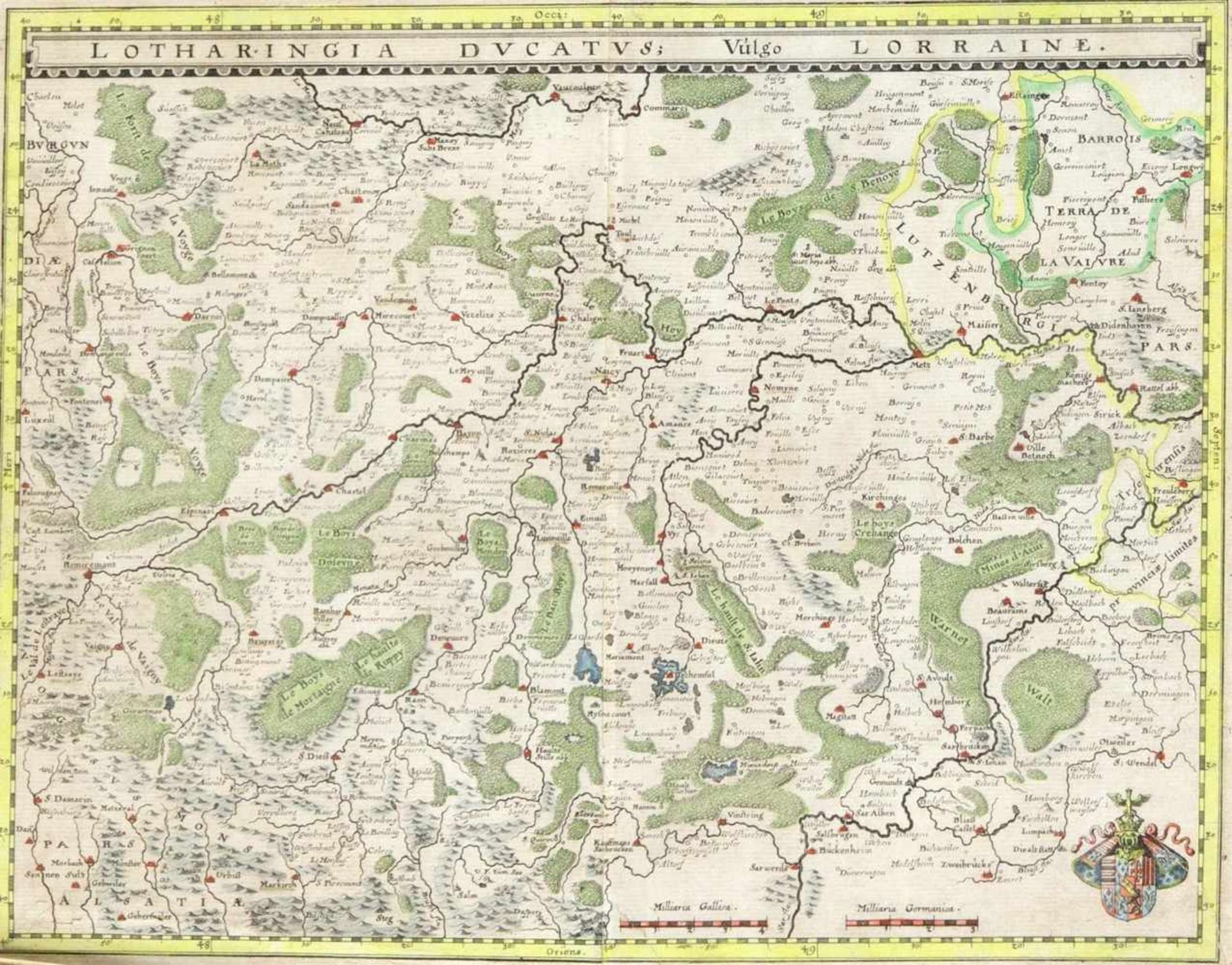 Konvolut von drei historischen Karten des 17.-18. Jh., "Arcihiepiscopatus Cameracensis,Archevesche - Image 3 of 3