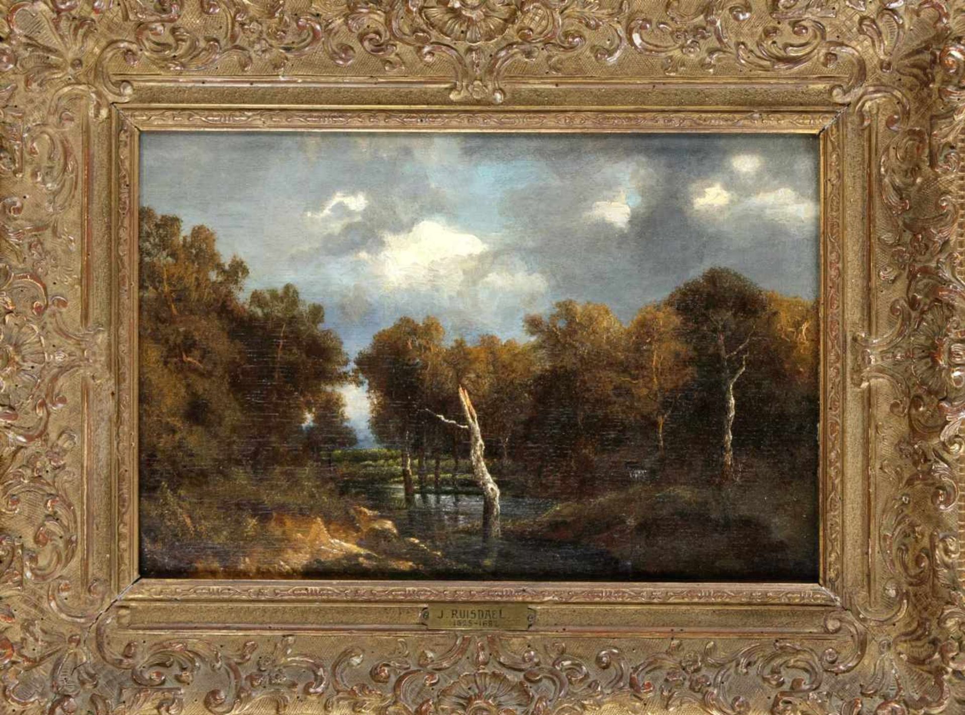 Niederländischer Landschaftsmaler des 17. Jh. aus dem Umfeld von Jakob van Ruisdael(1628-1682),
