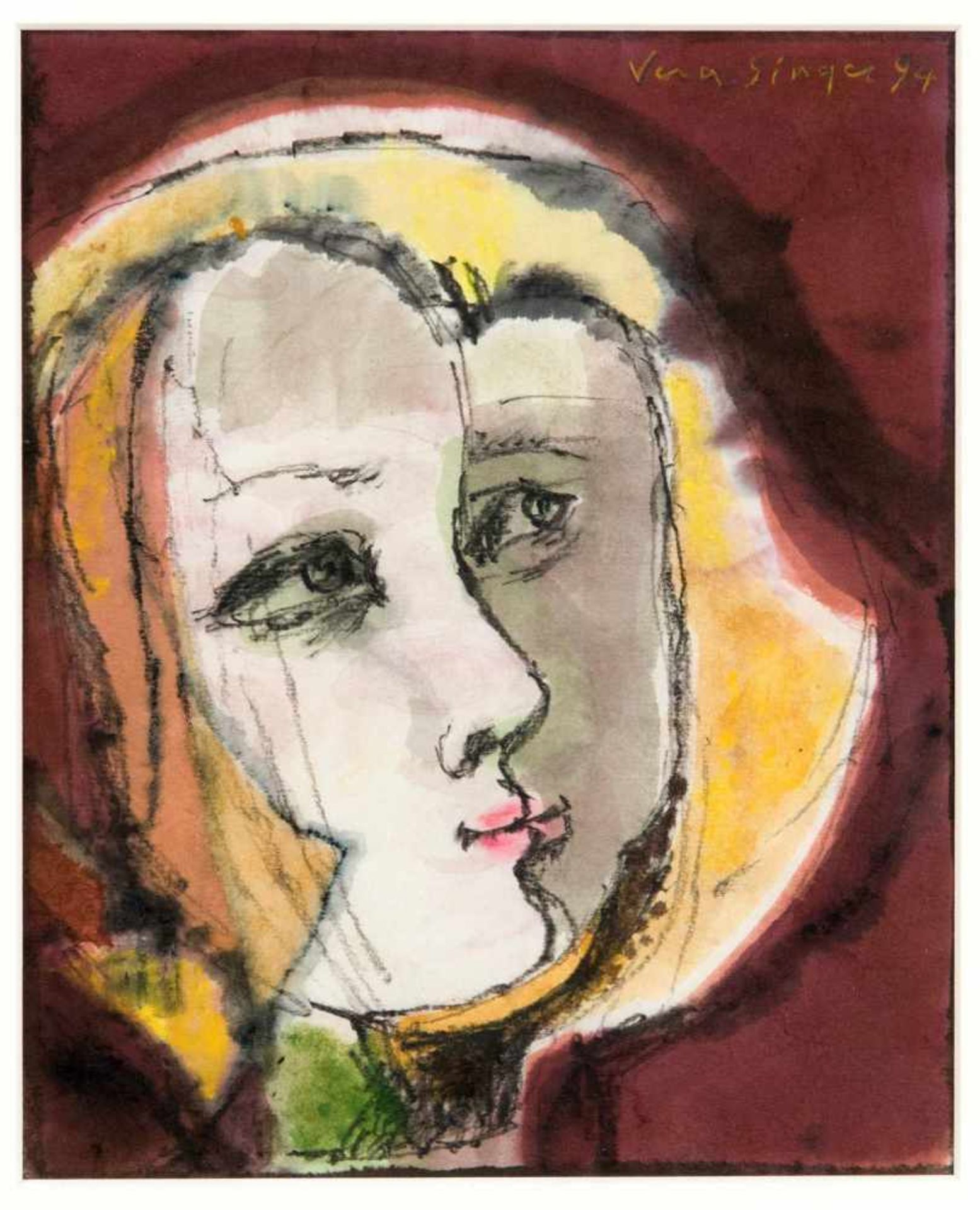 Vera Singer (1927-2017), Berliner Künstlerin, emigrierte 1933 nach Frankreich und 1942 indie
