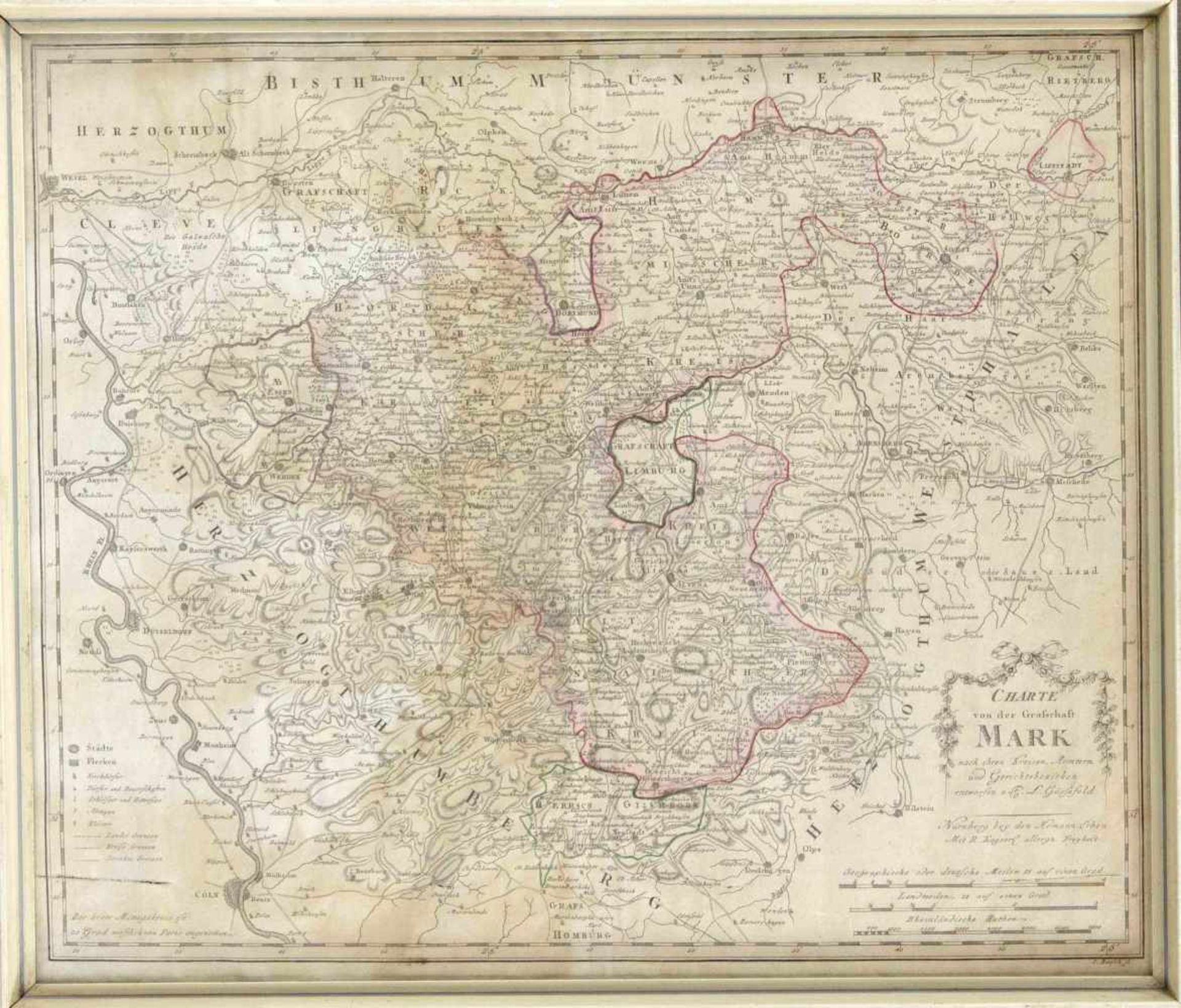 Konvolut von drei historischen Karten des 17.-18. Jh., "Arcihiepiscopatus Cameracensis,Archevesche - Image 2 of 3