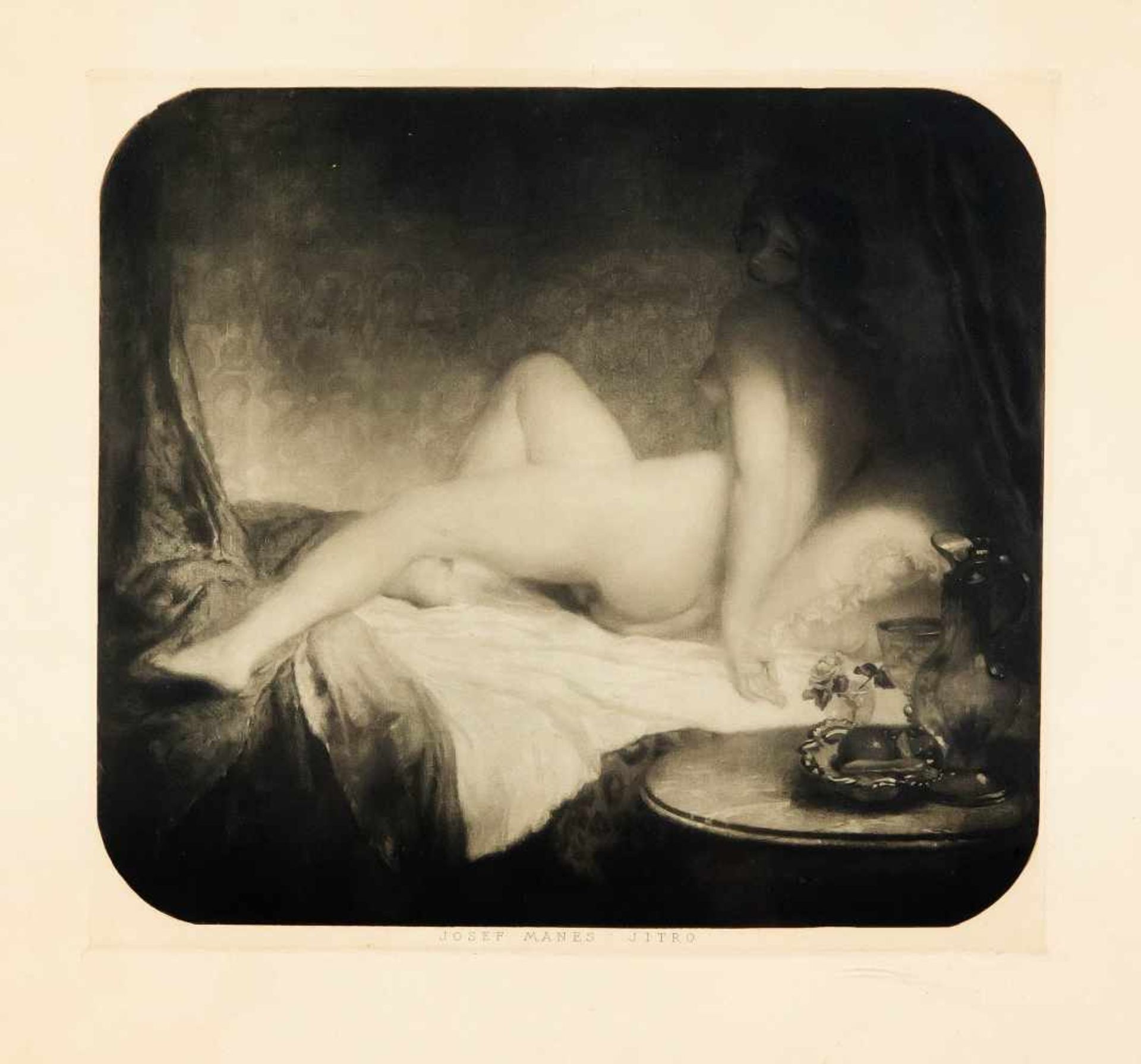 Josef Mánes (1820-1871), bedeutender tschechischer Maler des 19. Jh., zwei erotische