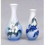 Zwei Vasen, Royal Copenhagen, 20. Jh., Modellnr. 53/51 bzw. 2919/4055, unterschiedliche
