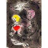 Marc Chagall (1887-1985), "Le Prophéte Daniel et les lions." (Der Prophet Daniel mit den