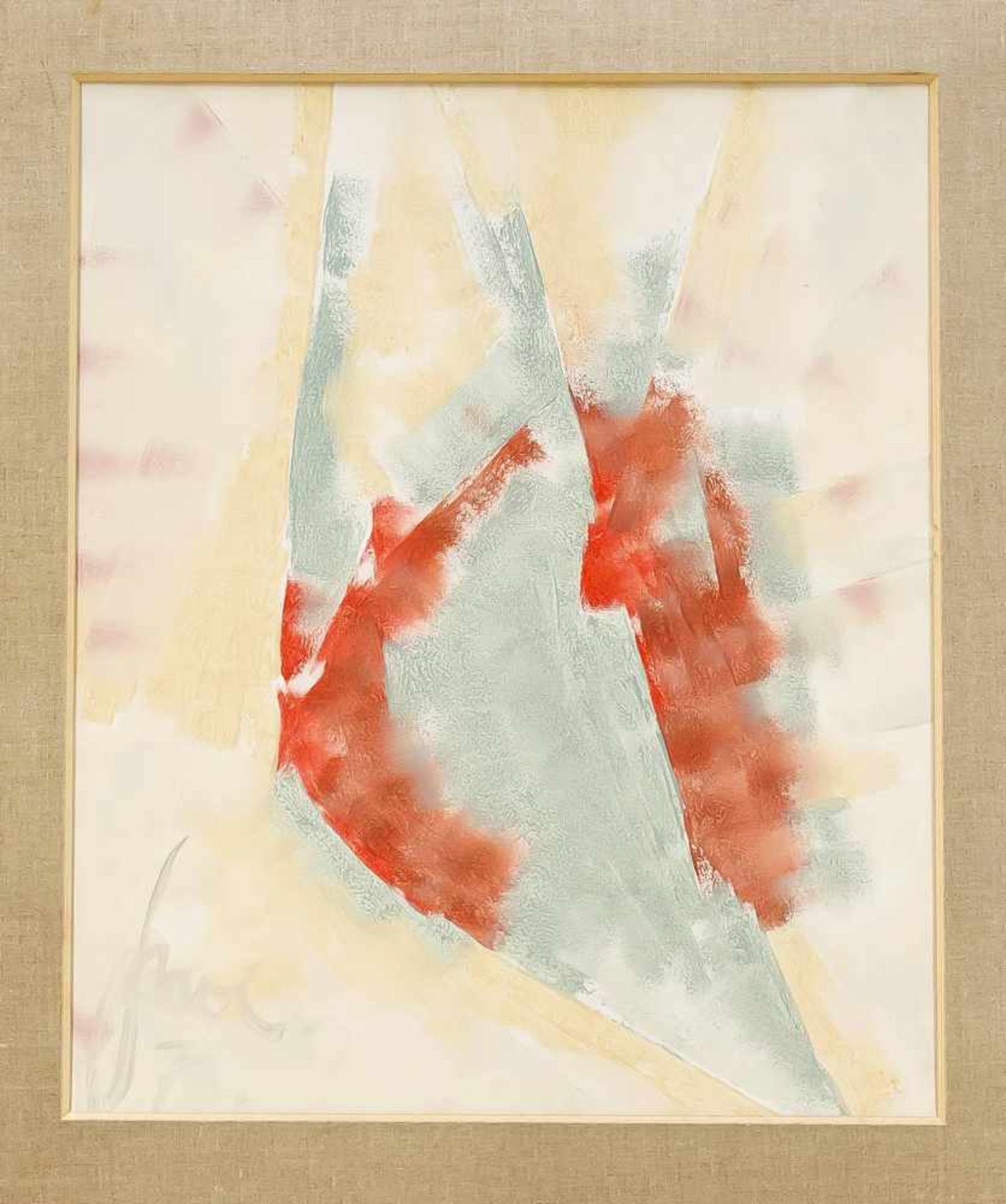 Hermann Henry Gowa (1902-1990), dt. Maler und Bühnenbildner, Komposition C.R. 4/31, wohl