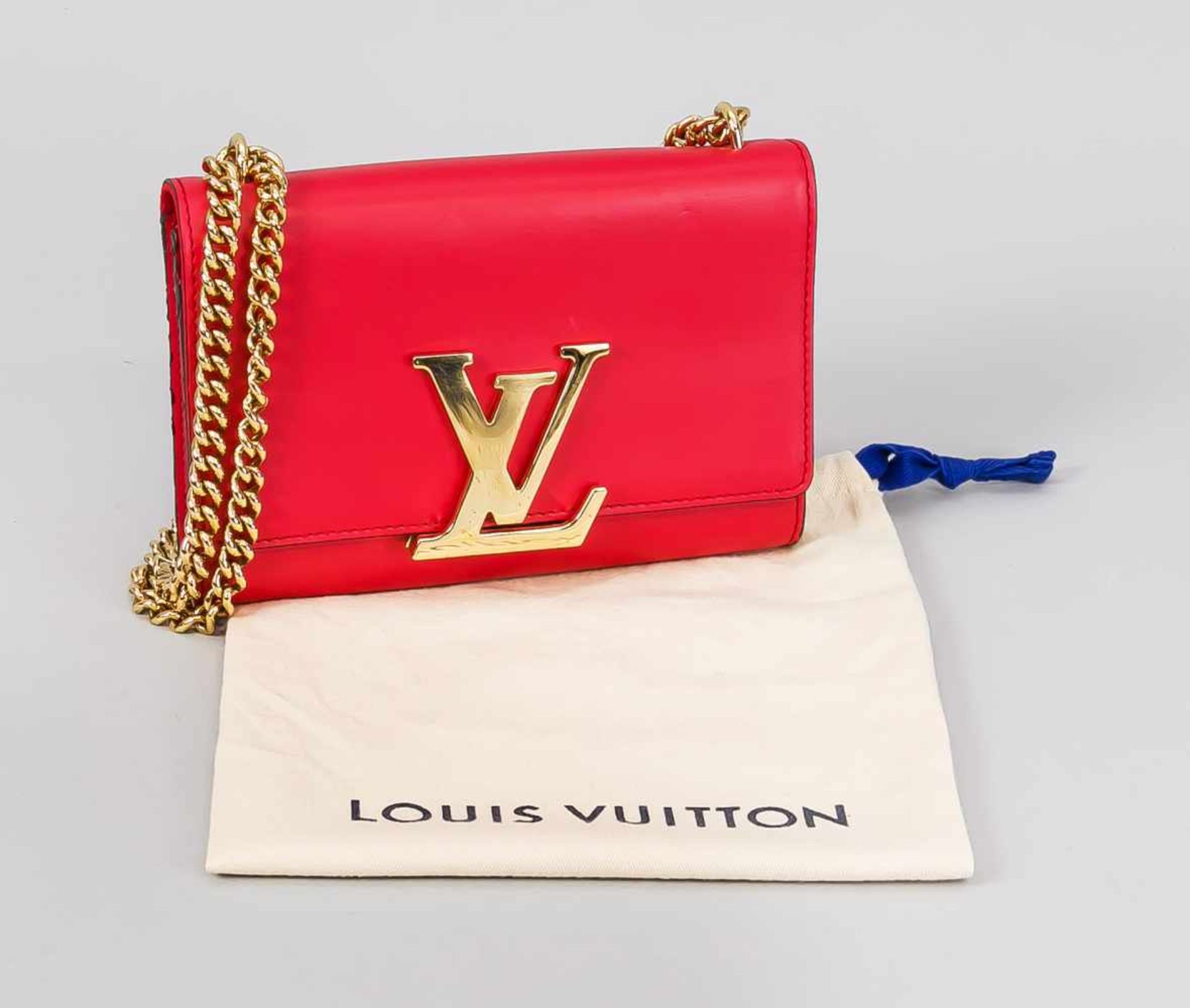 Louis Vuitton Handtasche Louise in Rot, 21. Jh., mit Original Rechnung LV-Store München