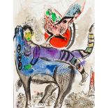 Marc Chagall (1887-1985), " La Vache bleue", Farblithographie aus La Revue du XX siecle,