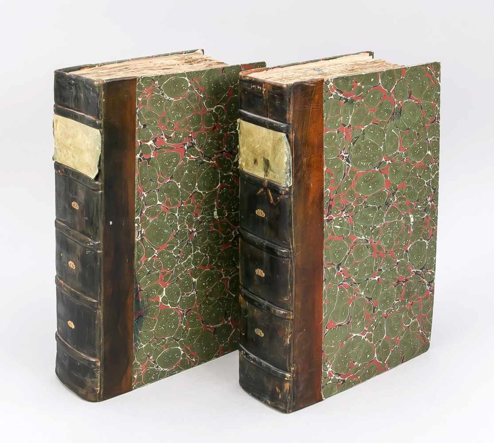 2 Alte Bücher (1726), Titel: "Rerum germanicarum veteres..."/Johannis Conradi Peezii.