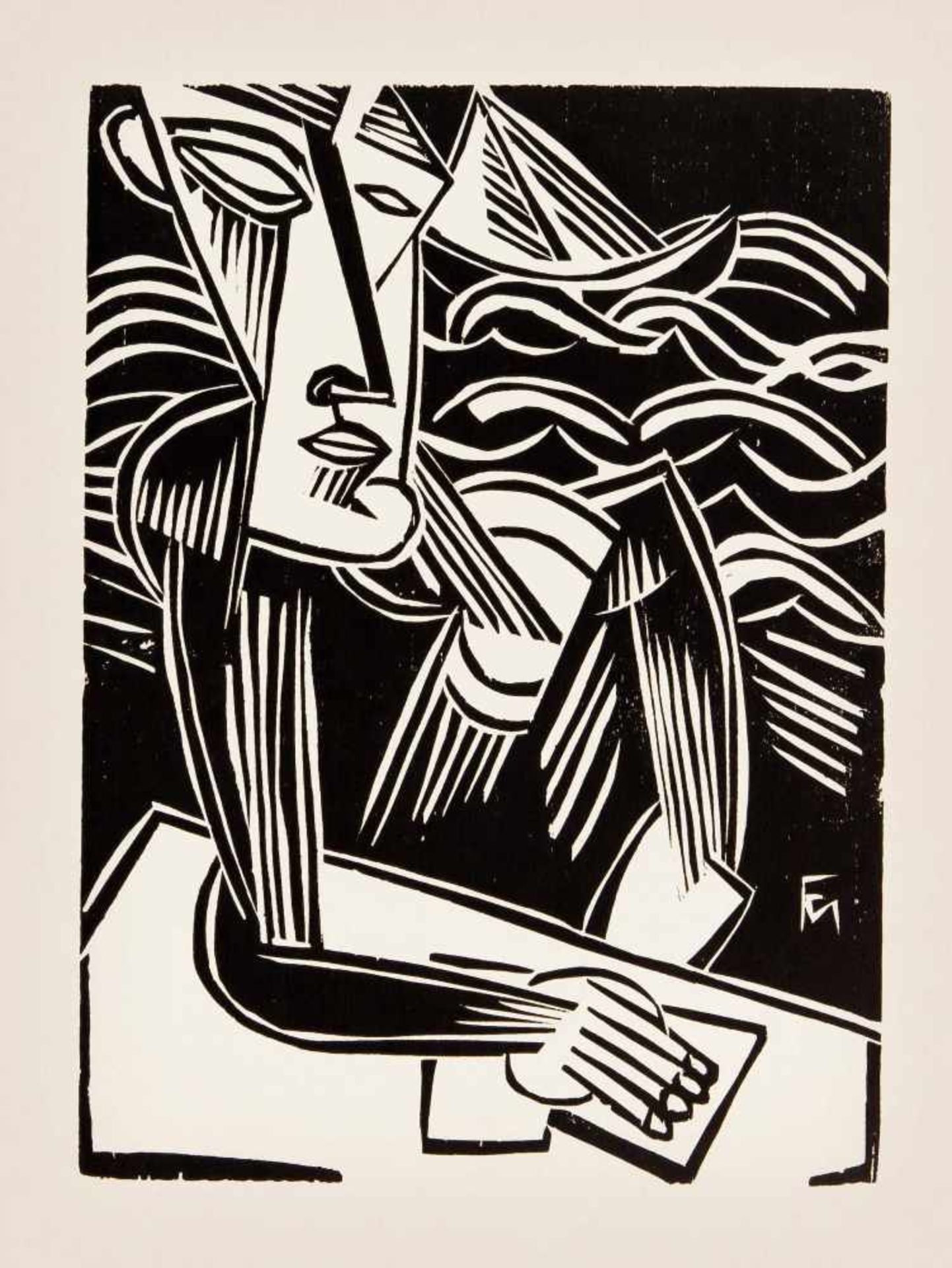 Konvolut von drei expressionistischen Grafiken, Heinrich Stegemann (1888-1945),