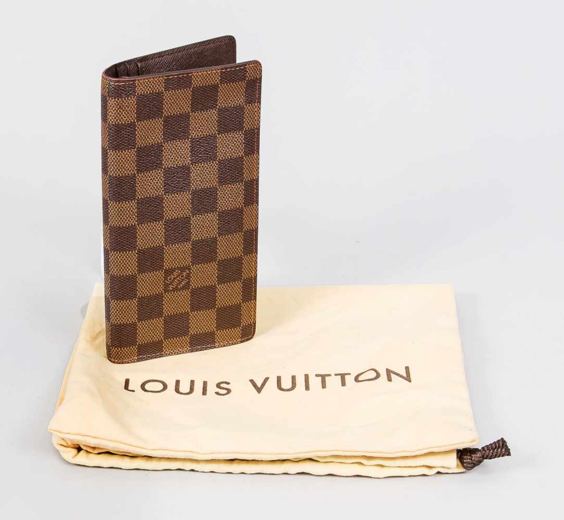 Louis Vuitton-Portemonnaie Damier Canvas, 20./21. Jh. Im Innern unterteilt in verschiedene