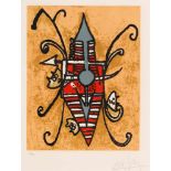 Wifredo Lam (1902-1982), zwei Farblithographien mit surrealistischen Kompositionen,