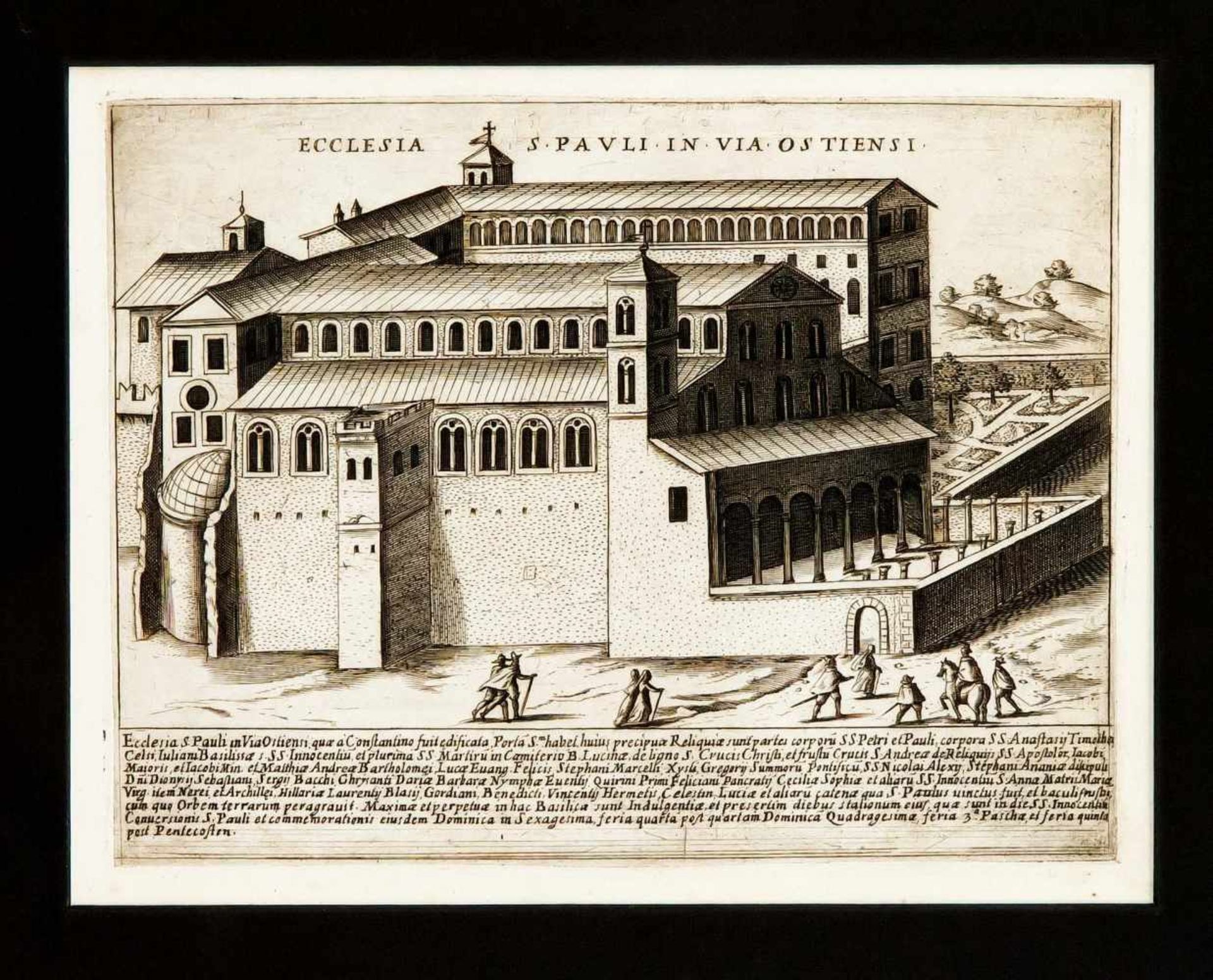 Jacobus de Rubeis (1626-1691), Ansicht der Kirche Santa Maria della Pace in Rom - Bild 2 aus 2