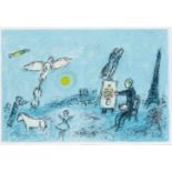 Marc Chagall (1887-1985), "Le Peintre et son Double" (Der Maler und sein Abbild),