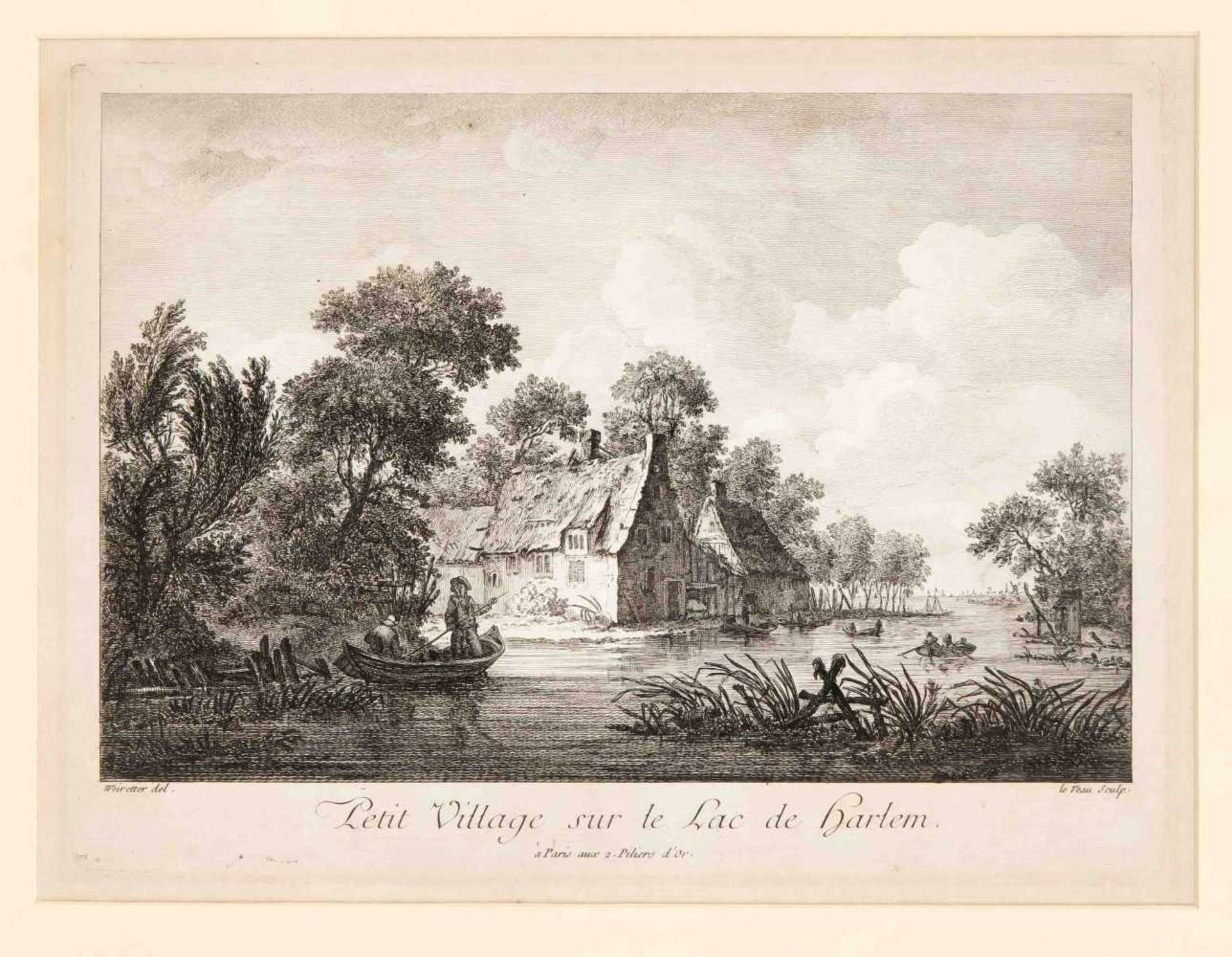 Jean-Jacques le Veau (1729-1786) nach Franz Edmund Weirotter (1733-1771), "Petit Village