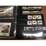 GB: 2000-2016 USED COLLECTION IN TWO ALBUMS, MANY MINISHEETS, BOOKLET PANES, ETC. MAJORITY SOAKED FR