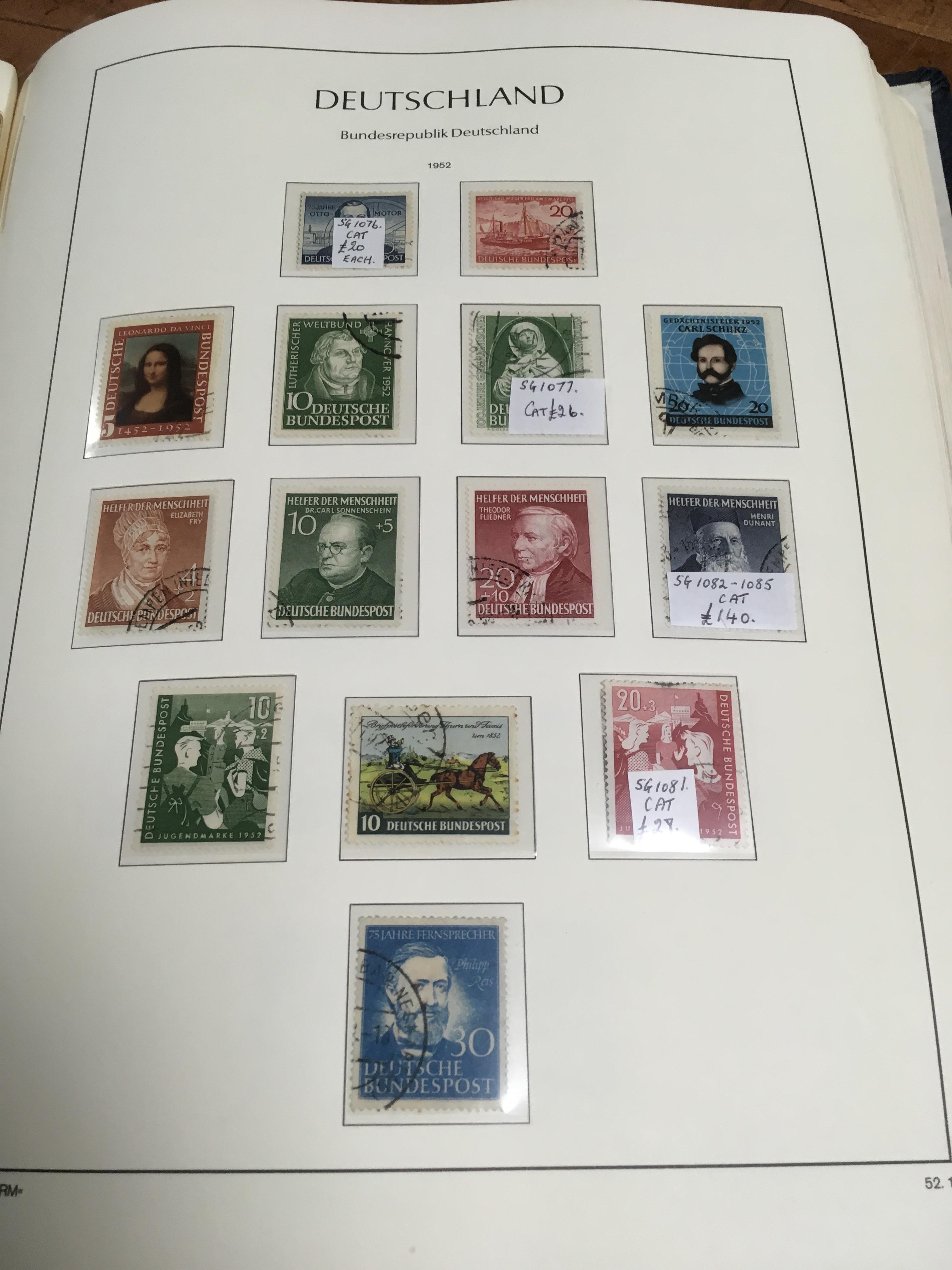 GERMANY: LARGE BOX WITH EXTENSIVE COLLECTIONS IN NINE ALBUMS AND LOOSE, FEDERAL REPUBLIC ISSUES FROM - Image 3 of 3