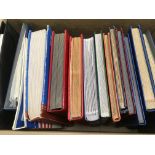 USA: LARGE BOX ALL PERIODS MINT AND USED IN 15 VOLUMES, SOME DUPLICATION