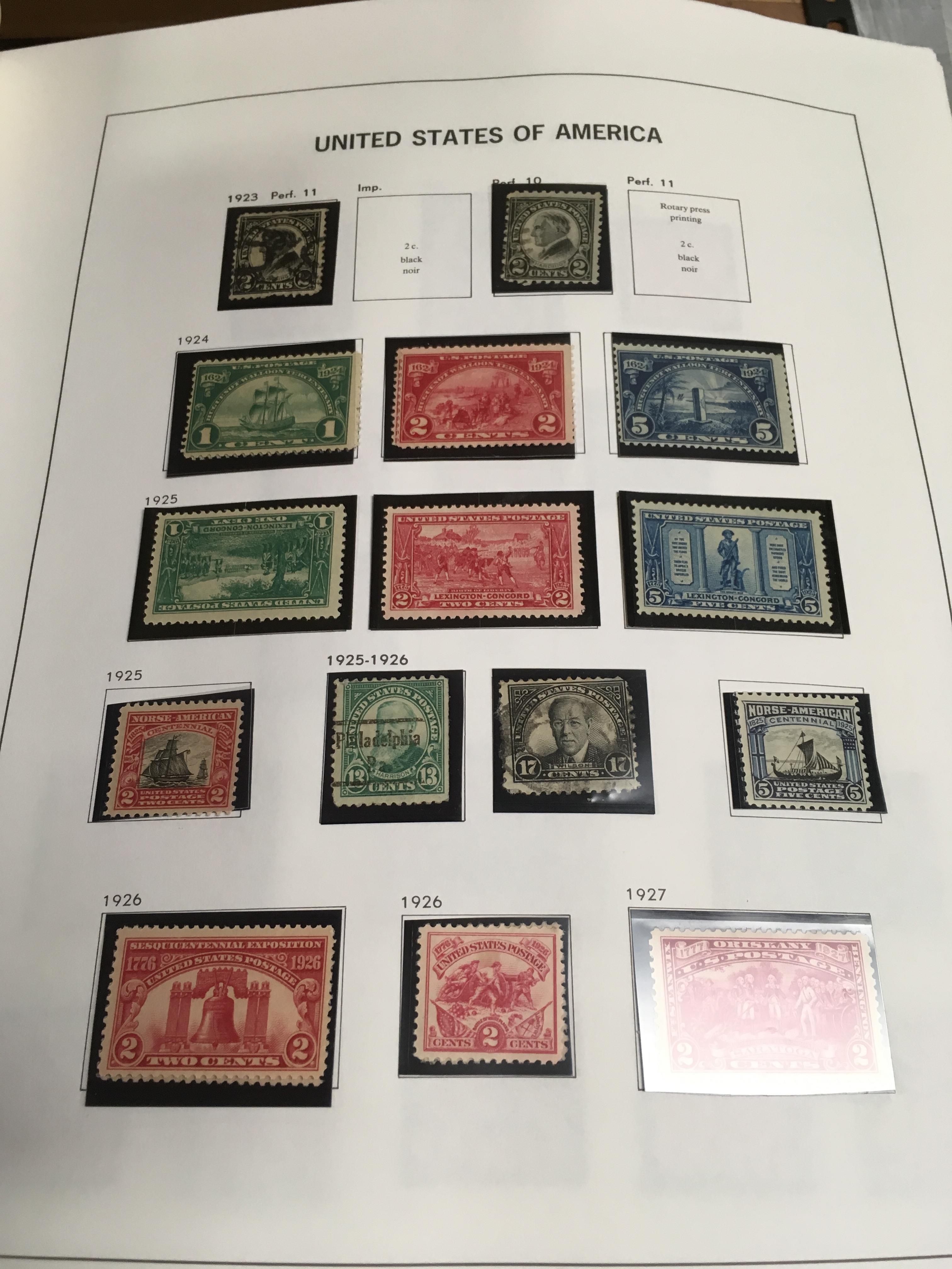 USA: 1851-1996 COLLECTION IN TWO DAVO ALBUMS, TWO STOCKBOOKS AND LOOSE, STRENGTH IN POST 1925 ISSUES