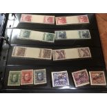 CZECHOSLOVAKIA: BOX WITH MINT AND USED COLLECTIONS IN TEN VOLUMES, 1919 OVERPRINTS ON AUSTRIA AND HU