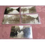 NORFOLK: 1912 NORWICH FLOOD POSTCARDS. ALL RP BY SWAIN (5)