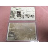 SUFFOLK: YOXFORD: 1908 USED RPs SHOWING CARRIAGE WORKS (2)