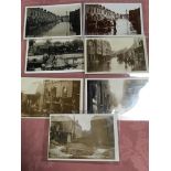 NORFOLK: 1912 NORWICH FLOOD POSTCARDS, ALL RP BY PIONEER OR FISHER (7)
